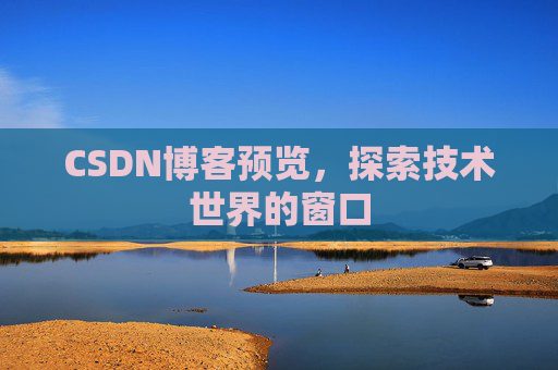 CSDN博客预览,探索技术世界的窗口